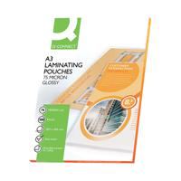Q-Connect A3 2x75 Micron Laminating Pouches (Pack of 100) KF11413