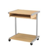 Jemini Intro Oak 650mm Mobile Computer Workstation KF14102