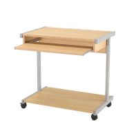 Jemini Oak 800mm Mobile Computer Workstation KF14112