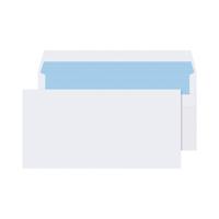 Q-Connect DL Envelopes Plain Wallet Self Seal 80gsm White (Pack of 1000) KF3454