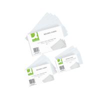 Q-Connect Record Card 203x127mm Ruled Feint White (Pack of 100) KF35206