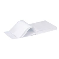 Q-Connect 11x14.5 Inches 2-Part NCR Music Ruled Listing Paper (Pack of 1000) J2NR