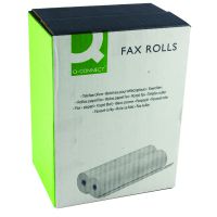 Q-Connect White 210mmx24mx12mm Fax Roll (Pack of 6) KF50105