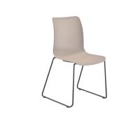 Astin Logi Skid Chair 530x530x860mm Grey KF70030