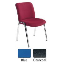 FF Avior Conference HB Chrome Chair Blue KF72259