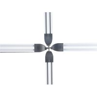 4 Way 1200mm Rigid Linking Strip Floorstanding KF74167