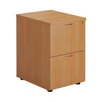 First 2 Drawer Filing Cabinet 464x600x710mm Beech KF74515