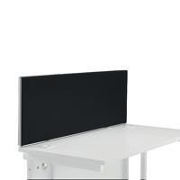 First Desk Mounted Screen 1200x25x400mm Special Black KF74837