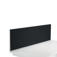 First Desk Mounted Screen 1400x25x400mm Special Black KF74839