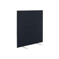 Jemini Floor Standing Screen 1600x25x1200mm Black KF79009