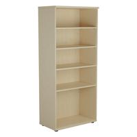 Jemini Wooden Bookcase 800x450x1800mm Maple KF811008