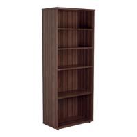 Jemini Wooden Bookcase 800x450x2000mm Dark Walnut KF811152