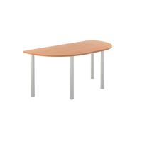 Jemini Semi Circular Multipurpose Table 1600x800x730mm Beech KF819899