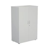 First Wooden Storage Cupboard 800x450x1200mm White KF820925