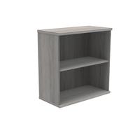 Polaris Bookcase 1 Shelf 800x400x816mm Alaskan Grey Oak KF821146
