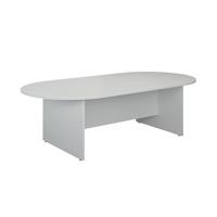 Jemini D-End Meeting Table 1800x1000x730mm White KF822677