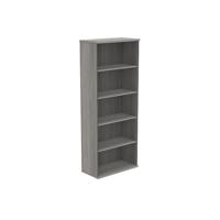 Astin Bookcase 4 Shelves 800x400x1980mm Alaskan Grey Oak KF823872