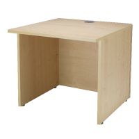 Jemini Intro Warm Maple 800mm Reception Desk KF838405