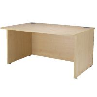 Jemini Intro Warm Maple 1600mm Reception Desk KF838407