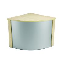 Jemini Intro 90 Degree Corner Desk Warm Maple KF838408