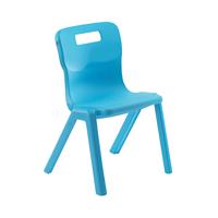 Titan One Piece Classroom Chair 482x510x829mm Blue (Pack of 30) KF838744
