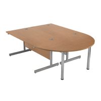 Arista 1600mm D Meeting End Table Oak KF838875