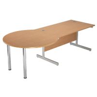 Arista 1600mm Bubble End Table Oak KF838878