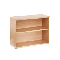 First 730mm Bookcase 1 Shelf Beech KF839198