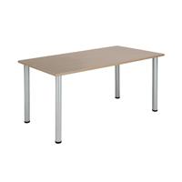 Jemini Rectangular Meeting Table 1200x800x730mm Grey Oak KF840195