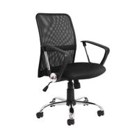 Jemini Medium Back Nimbus Chair 580x550x935-1030mm Mesh Back Black KF90930