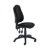 First Calypso Operator Chair 640x640x985-1175mm 2 Lever Upholstered Black KF90958