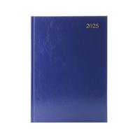 Desk Diary Day Per Page Appointment A4 Blue 2025 KFA41ABU25