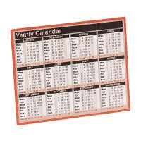 Year to View Calendar 257x210mm 2019 KFYC119