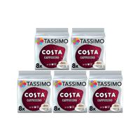 Tassimo Costa Cappuccino Coffee 16 Pods x5 Packs (Pack of 80) 4056513