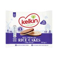 Kelkin Rice Cakes Chocolate Twin Packs (Pack of 22) KK165