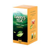 Barrys Organic Green Tea String/Tag/Envelope (Pack of 20) 2804