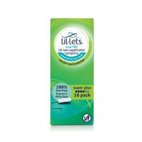 Lil-Lets Non-Applicator Tampons Super Plus x16 (Pack of 6) 8211685P