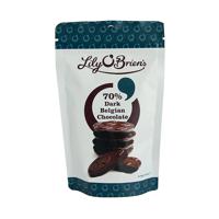Lily O'Brien's 70 Percent Dark Belgian Chocolate Share Bag 110g 5105946