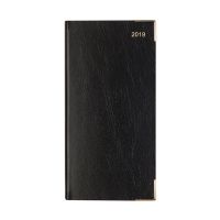 Letts 35SU Business Slim Week to View Appointment Portrait Black 2019 19-T35SUBK