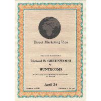 Decadry A4 Shell Orange/Turquoise D Certificate Paper 115gsm (Pack of 70) DSD1056