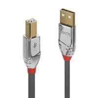 Lindy Cromo Line USB 2.0 Type A to B Cable 5m Grey 36644