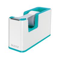 Leitz WOW Tape Dispenser Dual Colour White/Ice Blue 53641051