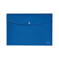 Leitz Recycle Document Wallet Plastic A4 Blue (Pack of 10) 46780035