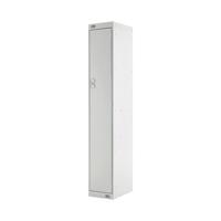 Single Compartment Locker 300x300x1800mm Light Grey Door MC00002