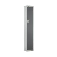 Single Compartment Locker 300x300x1800mm Dark Grey Door MC00003