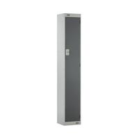 Single Compartment Locker 300x450x1800mm Dark Grey Door MC00039