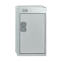 One Compartment Quarto Locker 300x450x511mm Light Grey Door MC00080