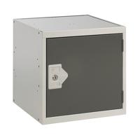 One Compartment Cube Locker 300x300x300mm Dark Grey Door MC00087