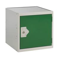 One Compartment Cube Locker 300x300x300mm Green Door MC00088