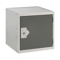 One Compartment Cube Locker 380x380x380mm Dark Grey Door MC00093